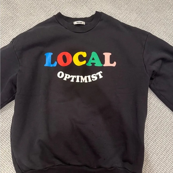 Madhappy Local Optimist Black Crewneck Limited Edition not sold anymore - Picture 4 of 5